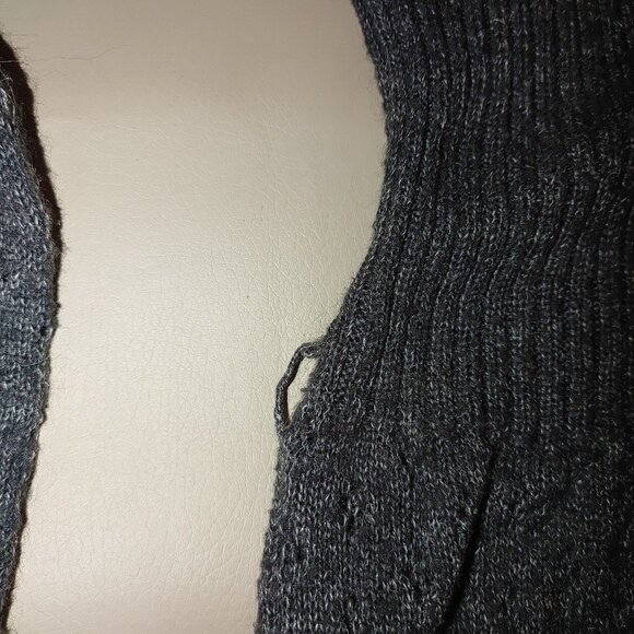 Hallhuber Trend Sweater Gray Dress Size Small Belt Loops Mohair Wool Nylon Poly - Picture 3 of 10